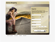 Tablet Screenshot of donna-shopping.com